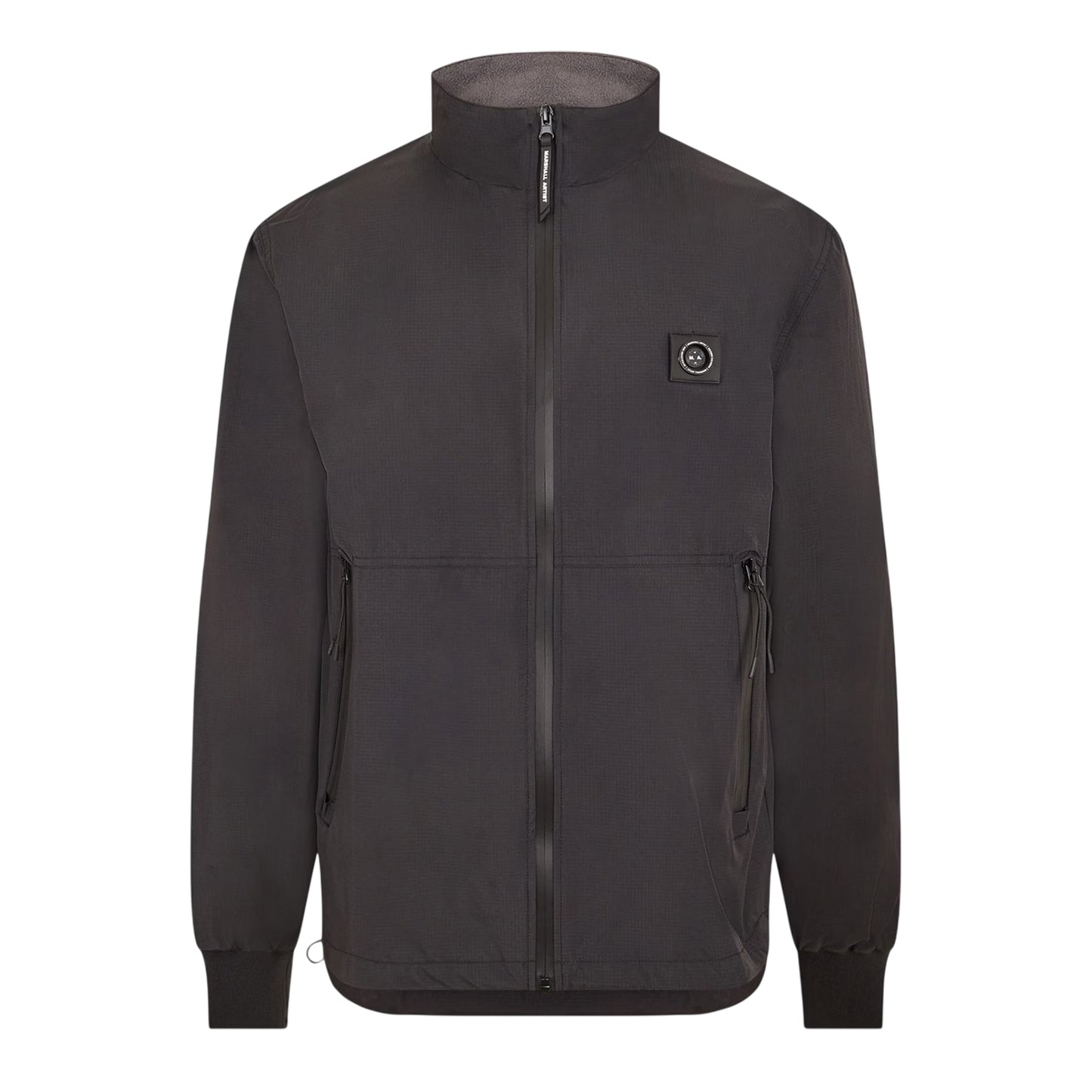 Black - Front - Boss Mens Zestart Patch Jacket