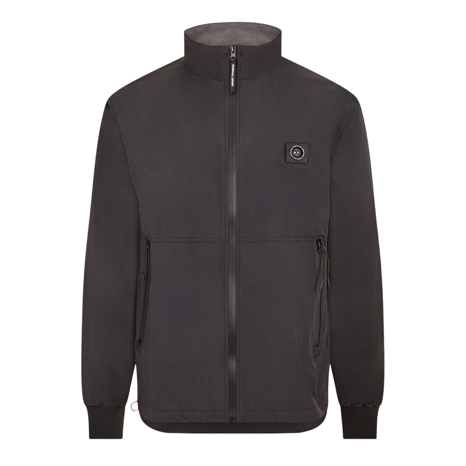 Black - Front - Boss Mens Zestart Patch Jacket