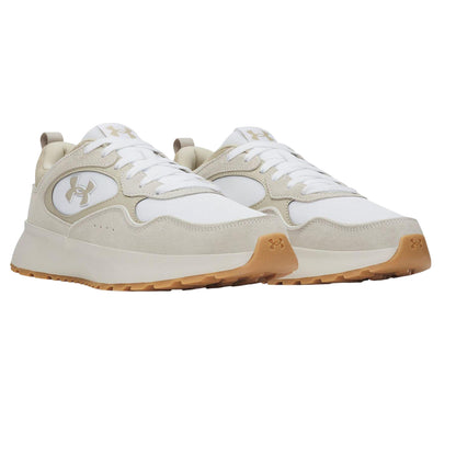 Desert-White - Lifestyle - Under Armour Mens Suede Trainers