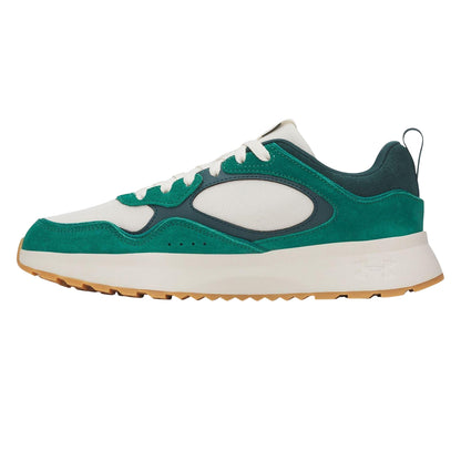 Green-Stone - Back - Under Armour Mens Suede Trainers