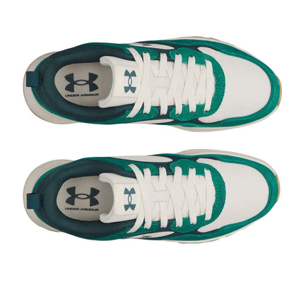 Green-Stone - Side - Under Armour Mens Suede Trainers