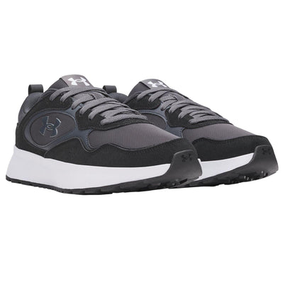 Black-Grey - Lifestyle - Under Armour Mens Suede Trainers