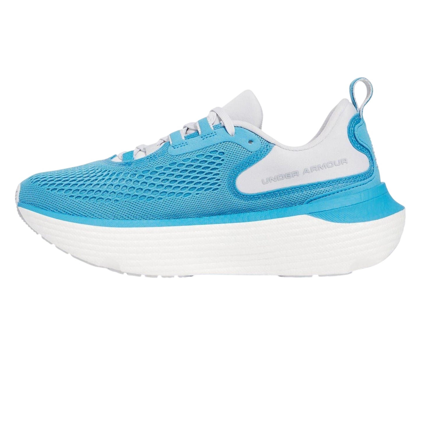 Blue - Back - Under Armour Womens-Ladies Elite Cushioned Breathable Trainers