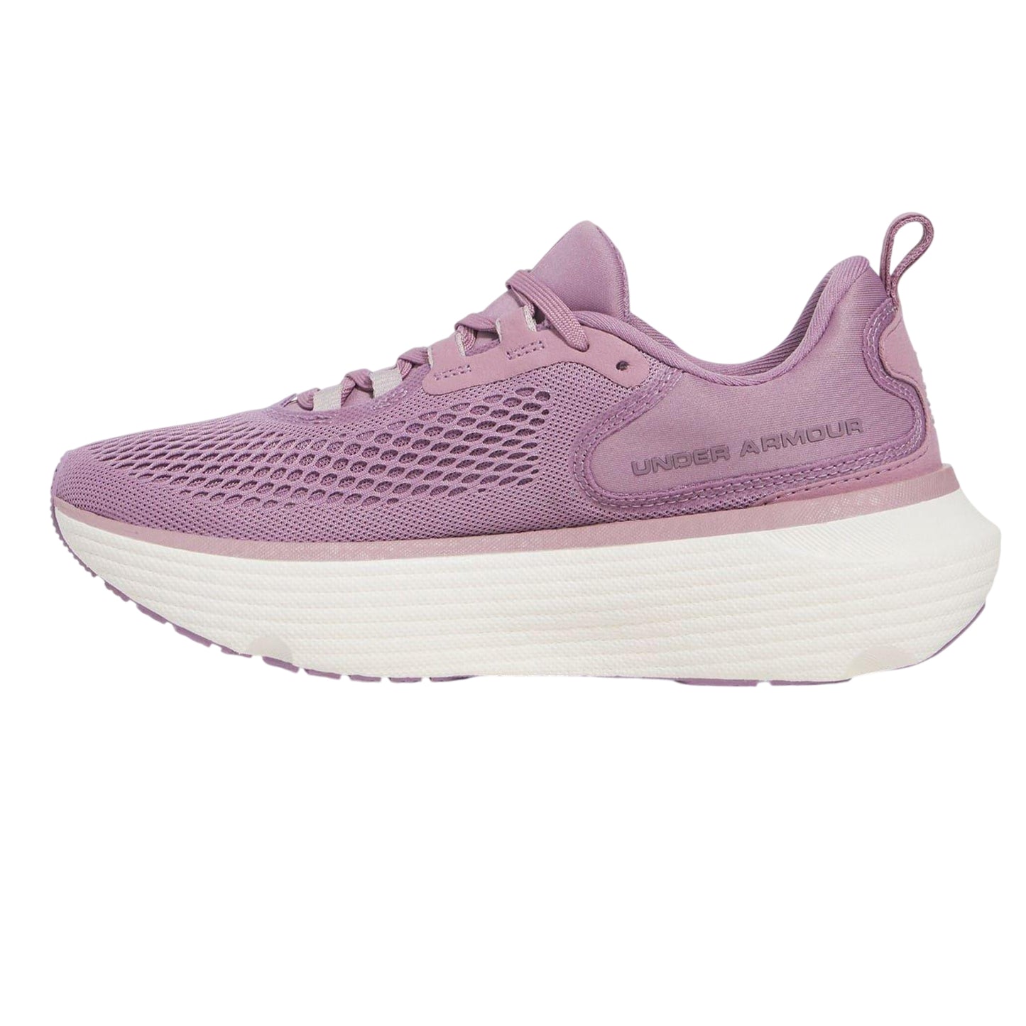 Purple - Back - Under Armour Womens-Ladies Elite Cushioned Breathable Trainers