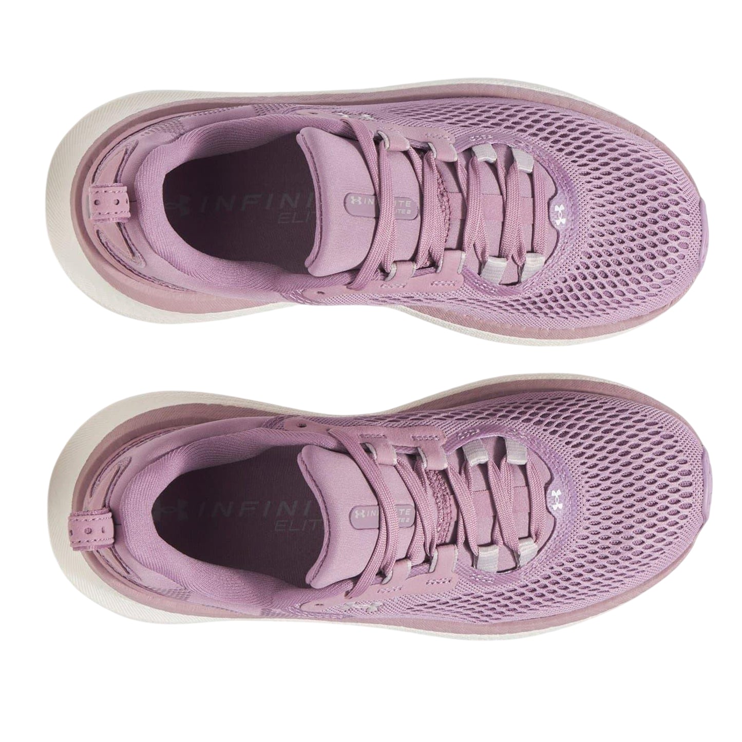 Purple - Side - Under Armour Womens-Ladies Elite Cushioned Breathable Trainers