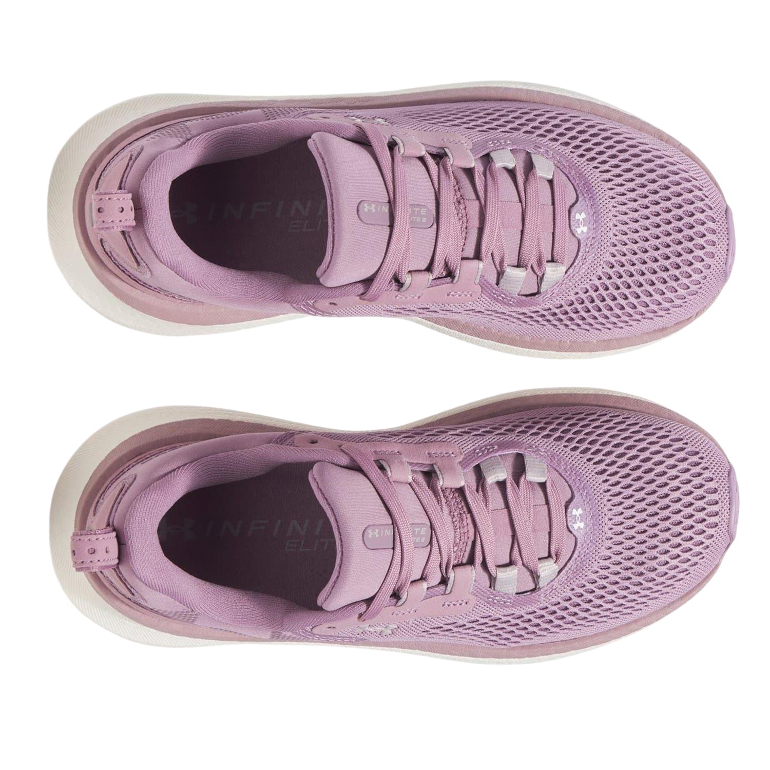 Purple - Side - Under Armour Womens-Ladies Elite Cushioned Breathable Trainers