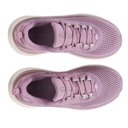 Purple - Side - Under Armour Womens-Ladies Elite Cushioned Breathable Trainers