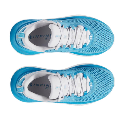 Blue - Side - Under Armour Womens-Ladies Elite Cushioned Breathable Trainers