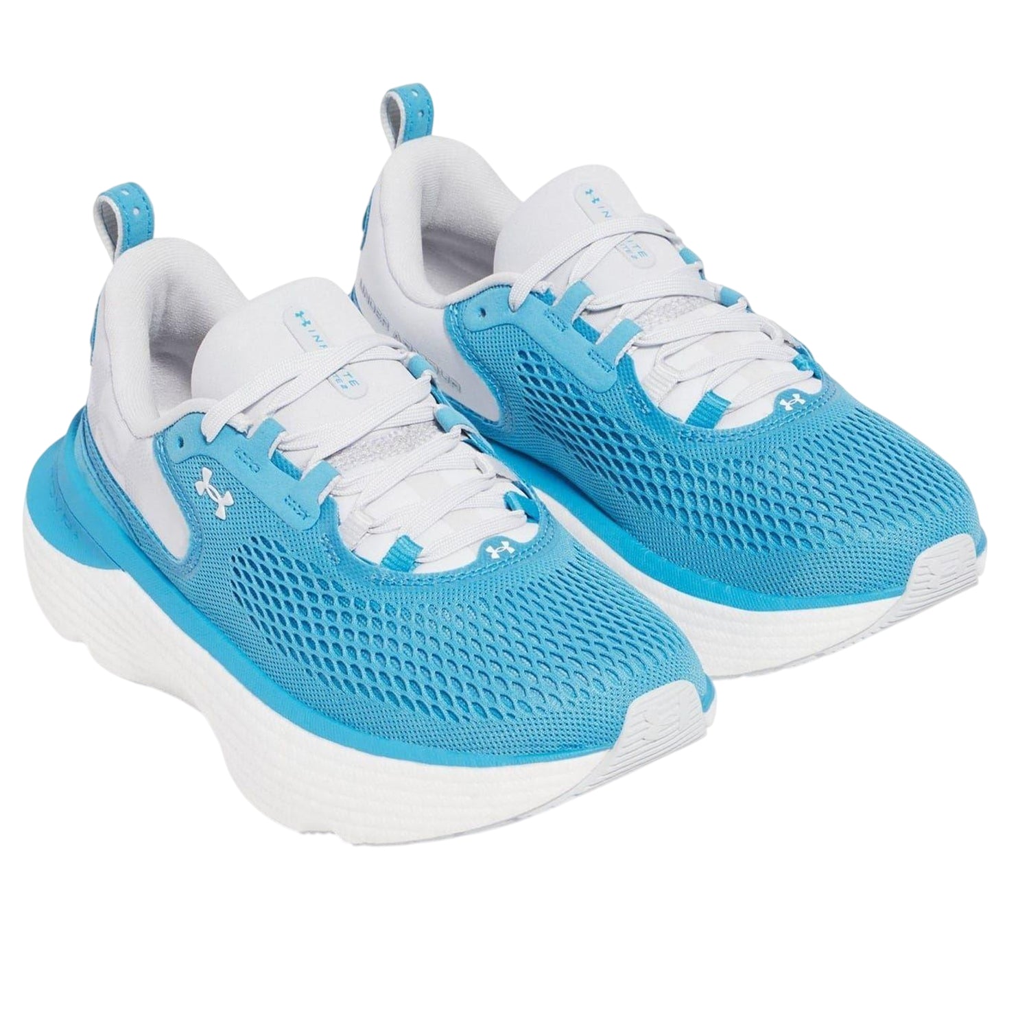 Blue - Pack Shot - Under Armour Womens-Ladies Elite Cushioned Breathable Trainers