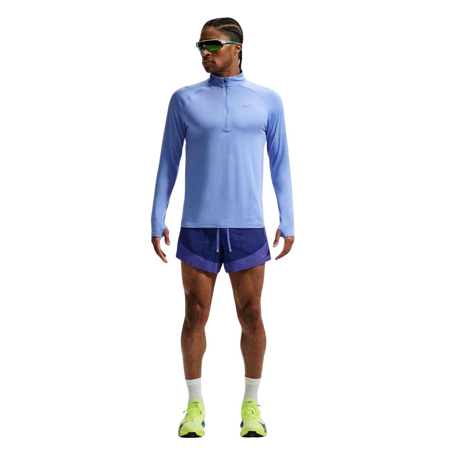 Deep Royal Blue - Side - Nike Mens Stride Running Shorts