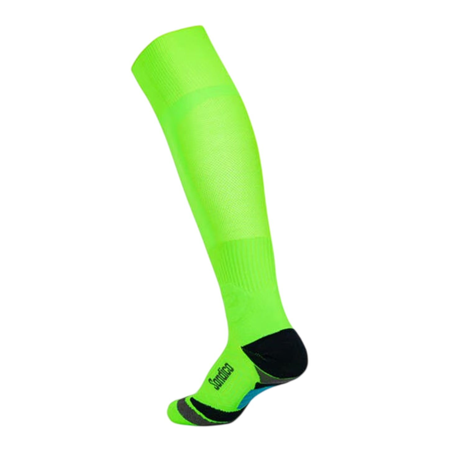 Fluorescent Green - Back - Sondico Childrens-Kids Elite Football Socks