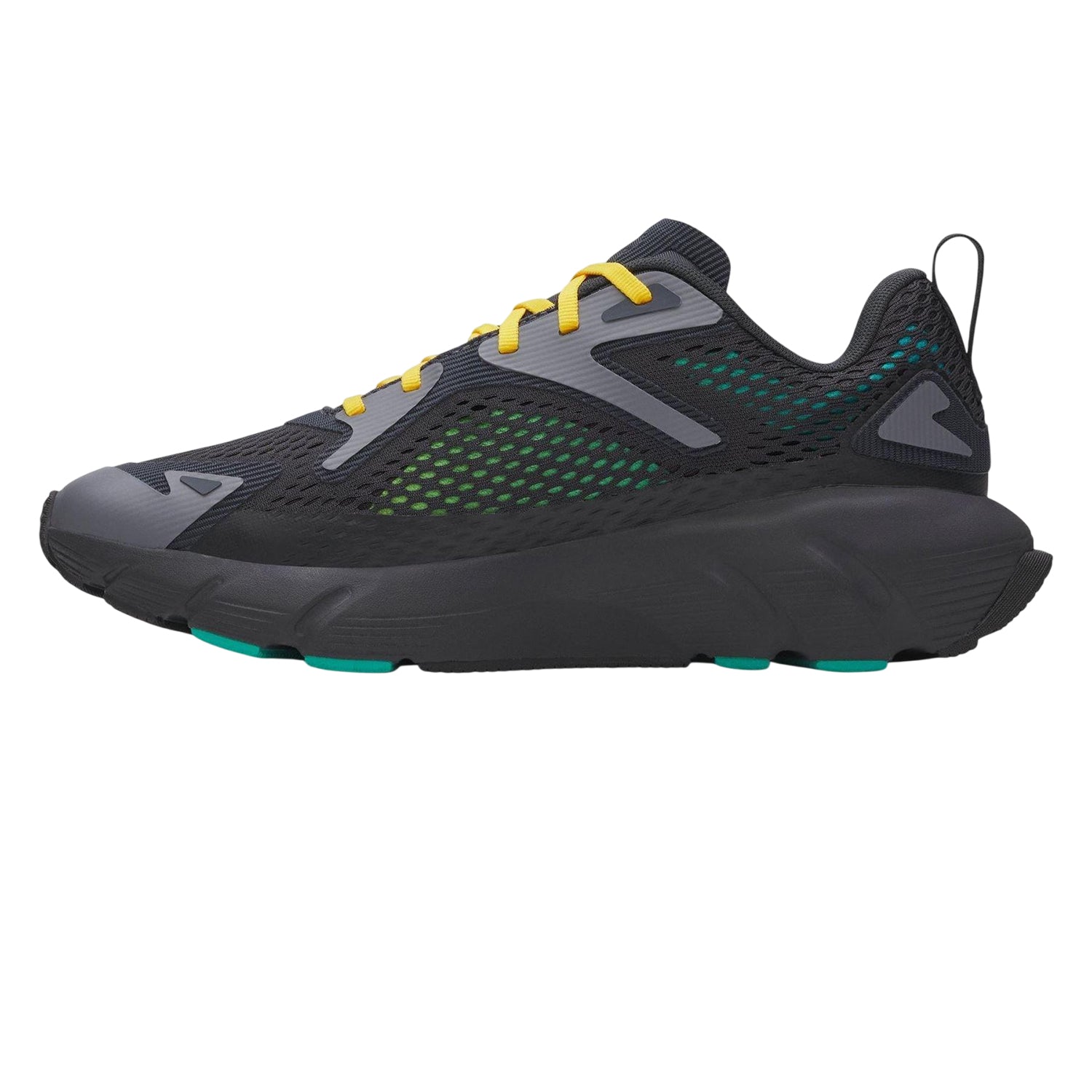 Anthracite-Green - Back - Under Armour Mens Gradient Trainers