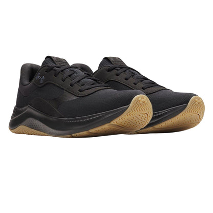 Black-Gum - Pack Shot - Under Armour Womens-Ladies Aurora Trainers