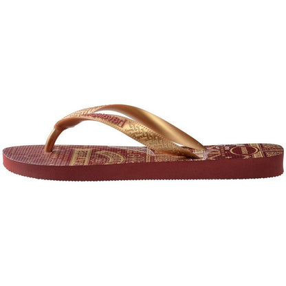 Mahogany - Back - Harry Potter Mens Hogwarts Graphic Print Flip Flops