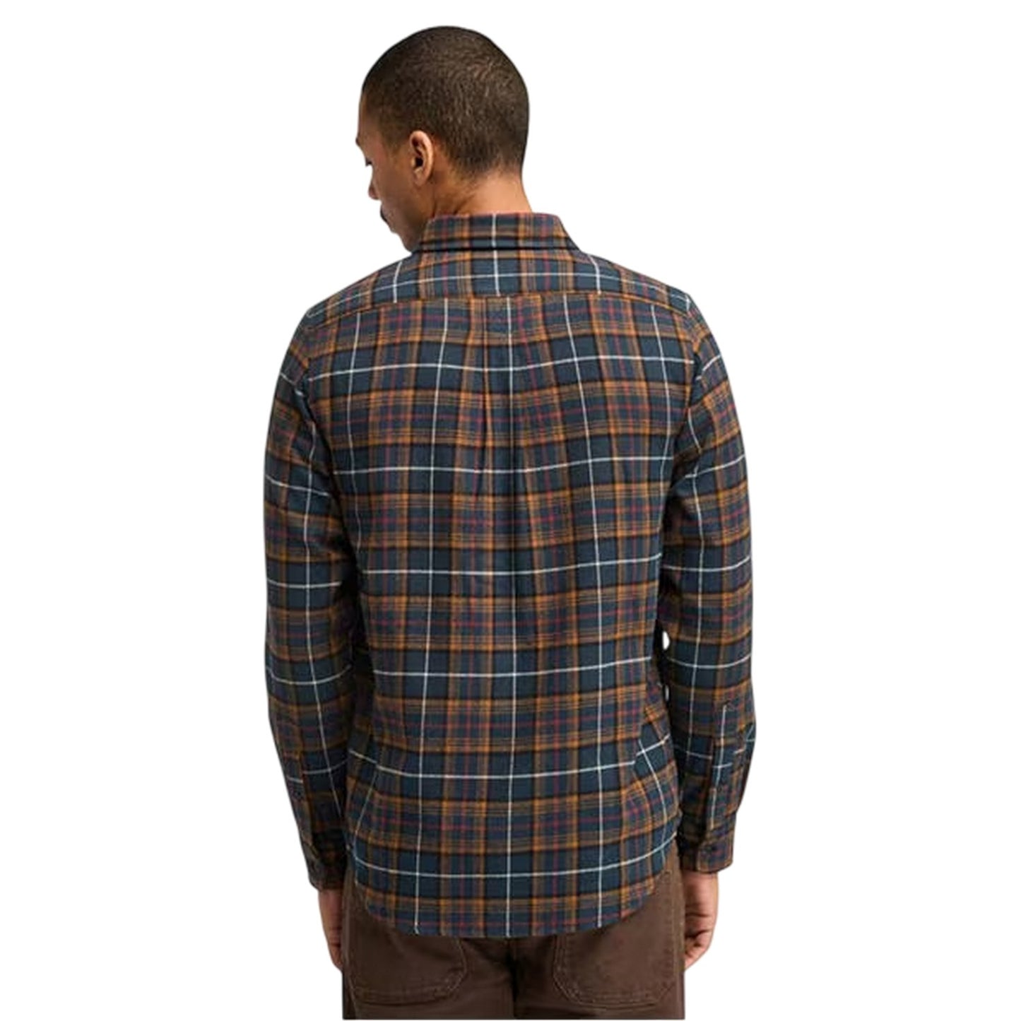Dark Sapphire - Back - Timberland Mens Flannel Regular Shirt