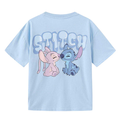 Vibrant - Back - Lilo & Stitch Childrens-Kids Top & Bottom Set