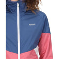 Fruit Dove-Dusty Denim - Pack Shot - Regatta Womens-Ladies Tarvos V Colour Block Lightweight Soft Shell Jacket