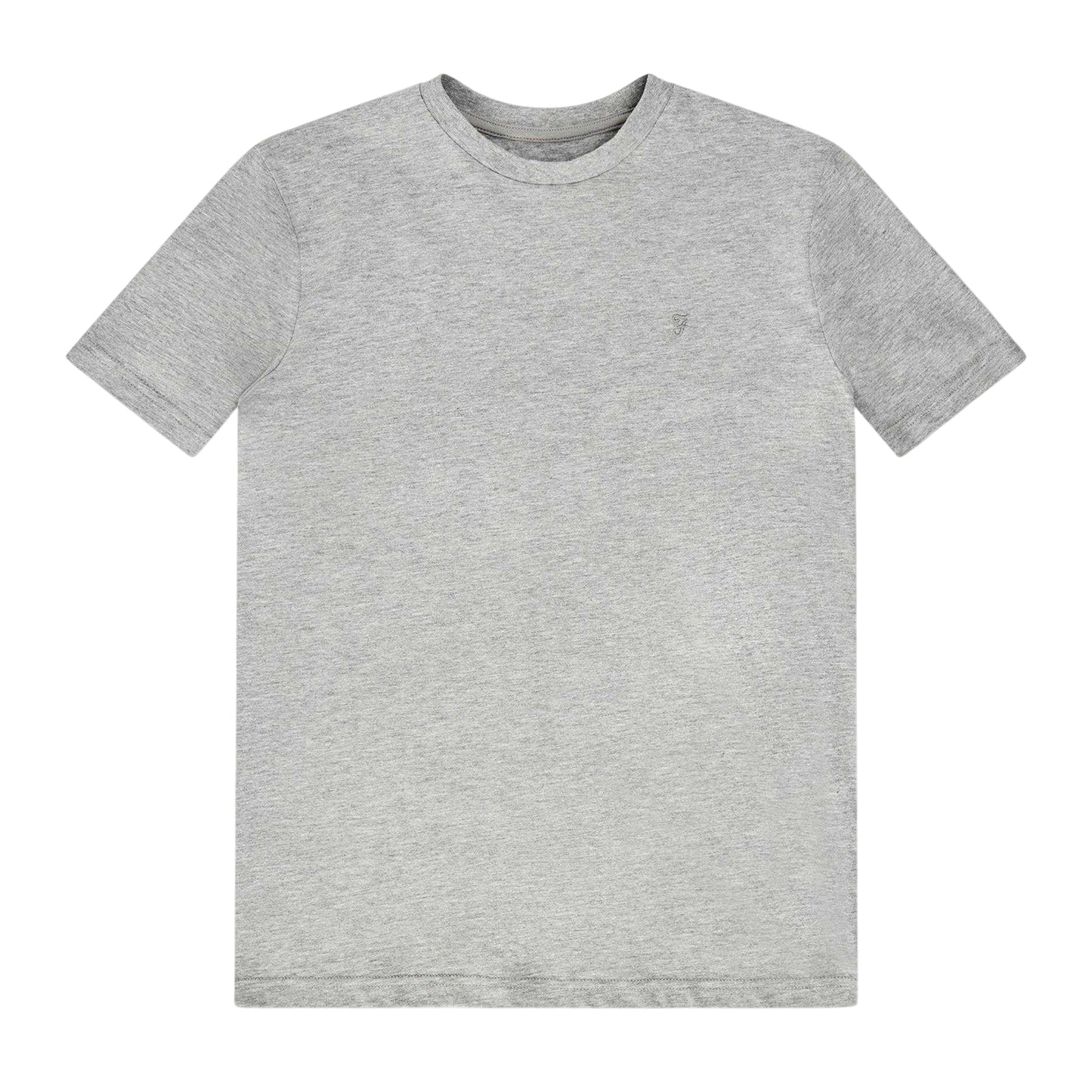 Grey - Front - Farah Childrens-Kids Denny Vintage T-Shirt