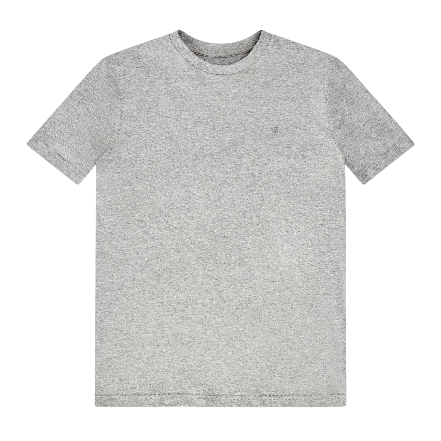 Grey - Front - Farah Childrens-Kids Denny Vintage T-Shirt
