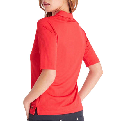 Poppy - Back - Calvin Klein Womens-Ladies Performance Golf Polo Shirt