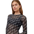 Black-White - Side - Hugo Womens-Ladies Diralina 3 T-Shirt