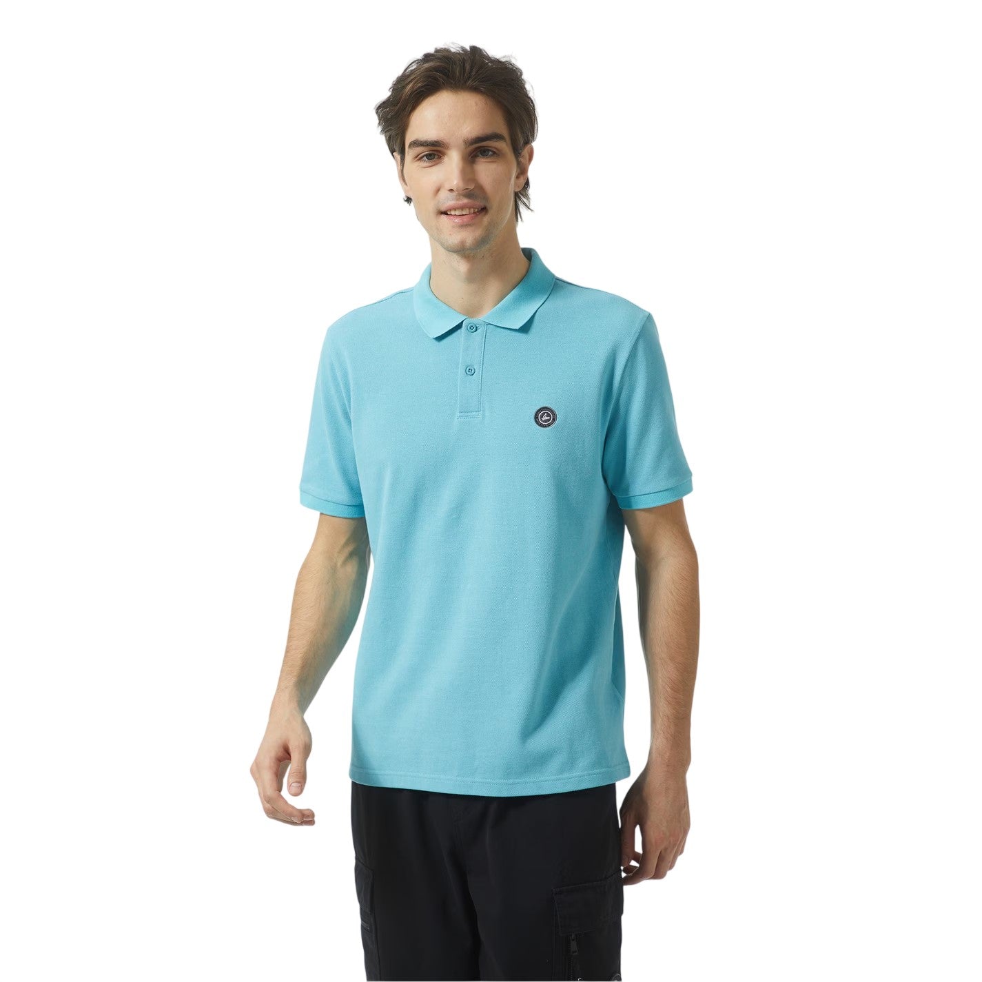 Blue - Lifestyle - Loyalti Mens Joe Micro Pique Golf Polo Shirt