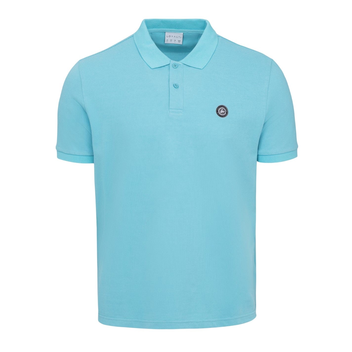 Blue - Front - Loyalti Mens Joe Micro Pique Golf Polo Shirt
