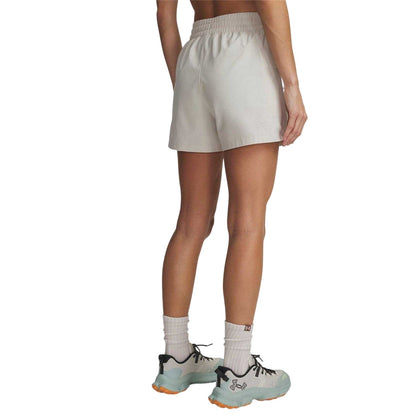White - Back - Under Armour Womens-Ladies Tech Hiking Shorts