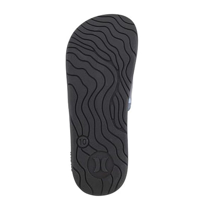 Navy-Brown Combo - Side - Hurley Mens Vel Camouflage Slides