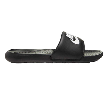 Black-White - Front - Nike Womens-Ladies Victori One Slides