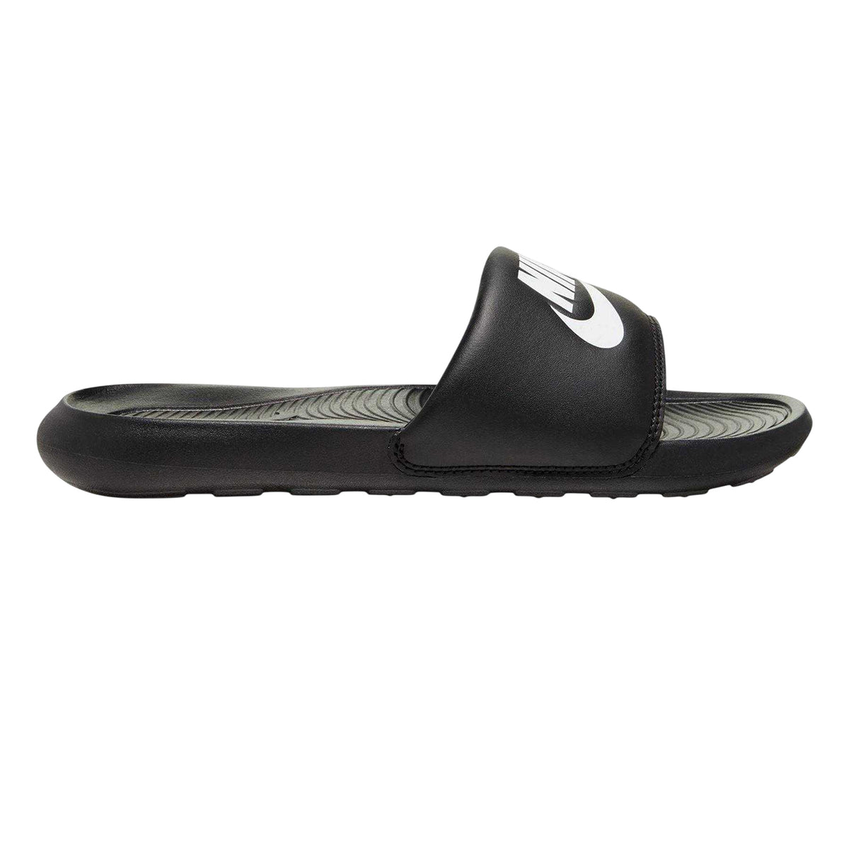 Black-White - Front - Nike Womens-Ladies Victori One Slides