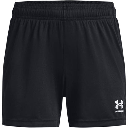 Black - Front - Under Armour Childrens-Kids Moisture Wicking Shorts