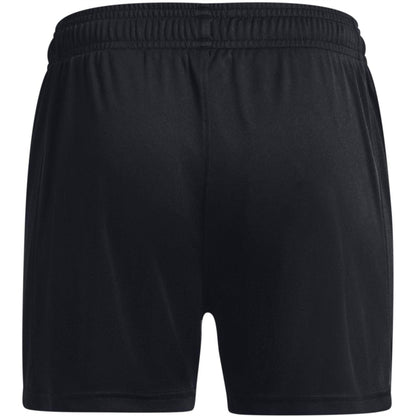 Black - Back - Under Armour Childrens-Kids Moisture Wicking Shorts