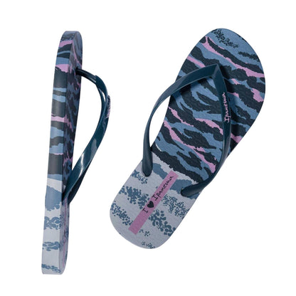 Blue Print - Lifestyle - Ipanema Womens-Ladies Zebra Flat Flip Flops