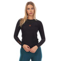 Black - Side - Skins Womens-Ladies Series-5 Long-Sleeved Top