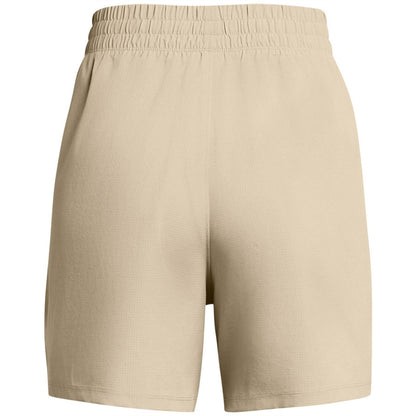 Brown - Back - Under Armour Womens-Ladies Vent Training Shorts