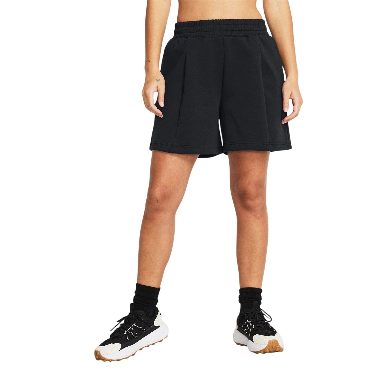Black - Lifestyle - Under Armour Womens-Ladies Performance Training Shorts