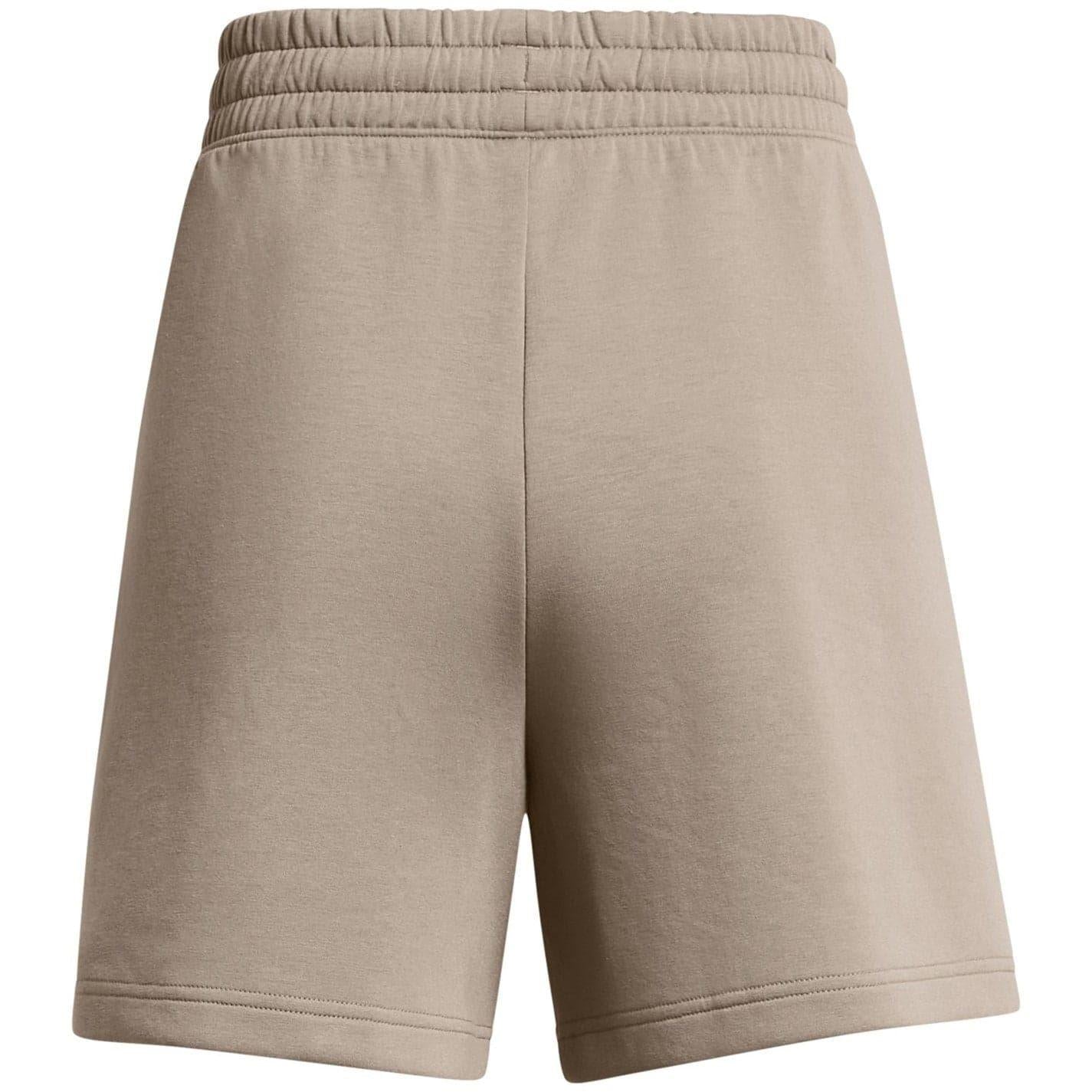 Brown - Back - Under Armour Womens-Ladies Performance Training Shorts