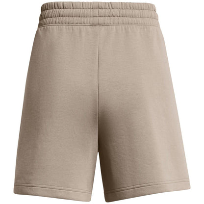 Brown - Back - Under Armour Womens-Ladies Performance Training Shorts