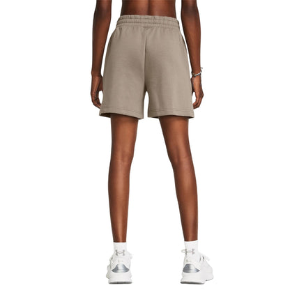 Brown - Pack Shot - Under Armour Womens-Ladies Performance Training Shorts