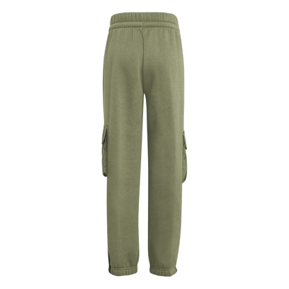 Khaki - Back - Adidas Childrens-Kids Utility Straight Cargo Trousers
