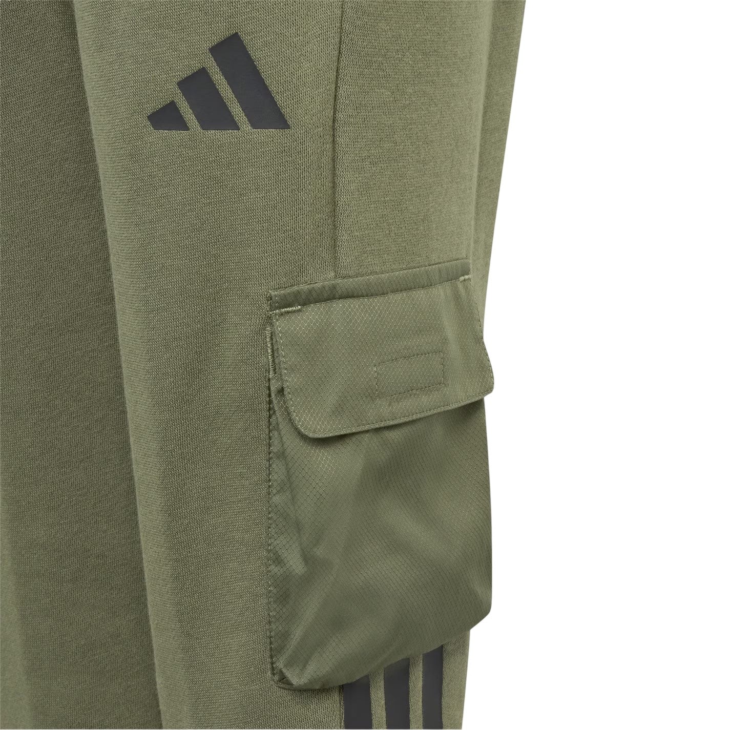 Khaki - Lifestyle - Adidas Childrens-Kids Utility Straight Cargo Trousers