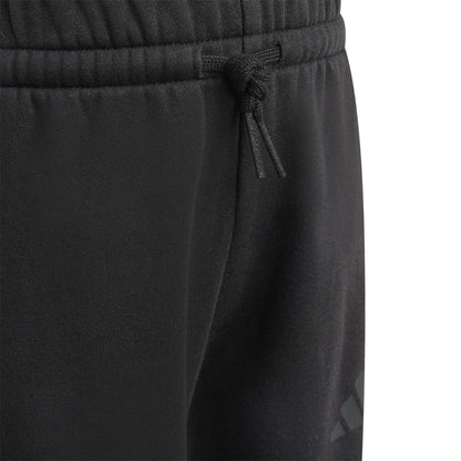 Black - Side - Adidas Childrens-Kids Utility Straight Cargo Trousers
