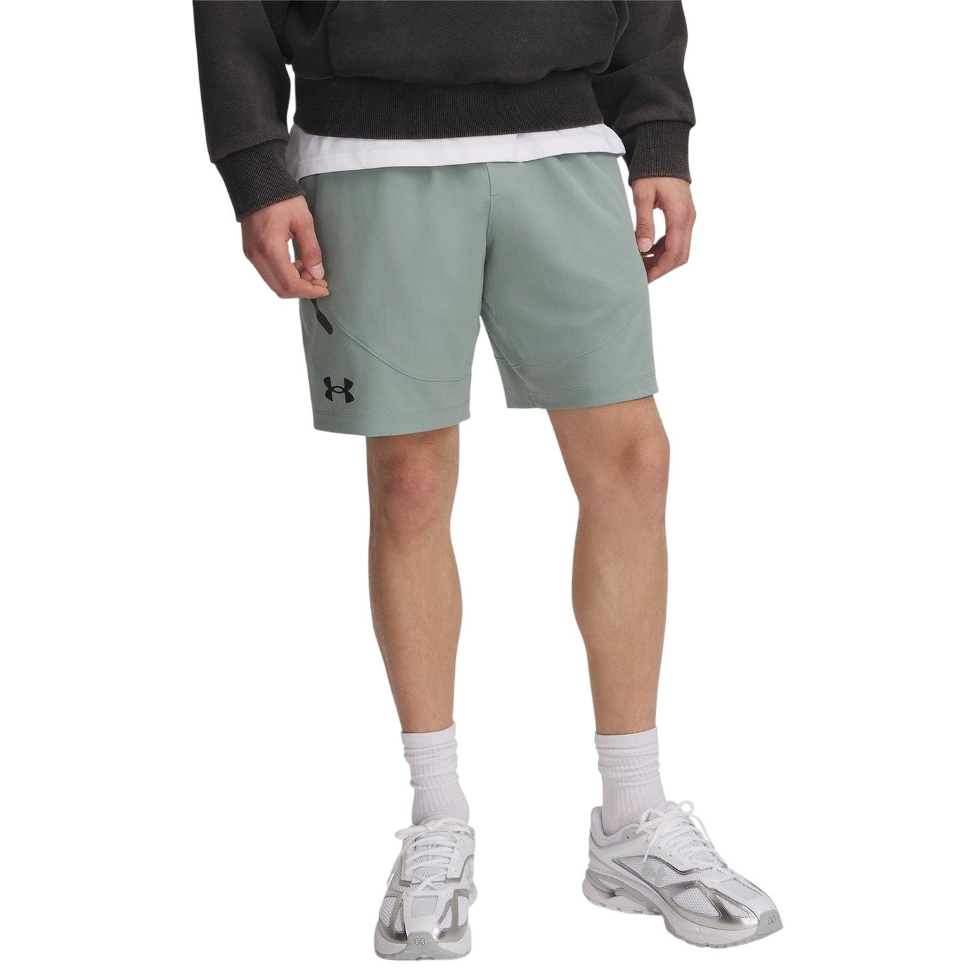 Green - Front - Under Armour Mens Unstoppable Shorts