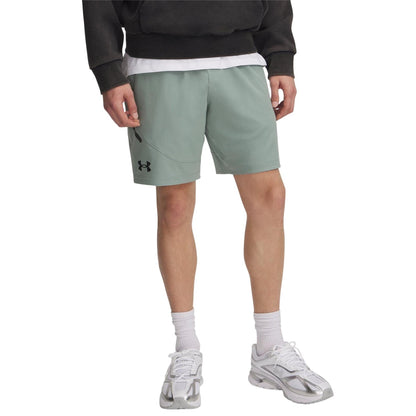 Green - Front - Under Armour Mens Unstoppable Shorts
