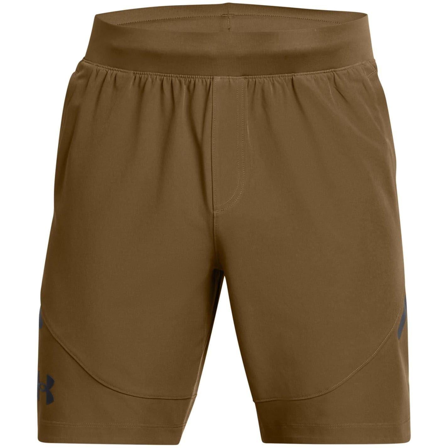 Brown - Front - Under Armour Mens Unstoppable Shorts