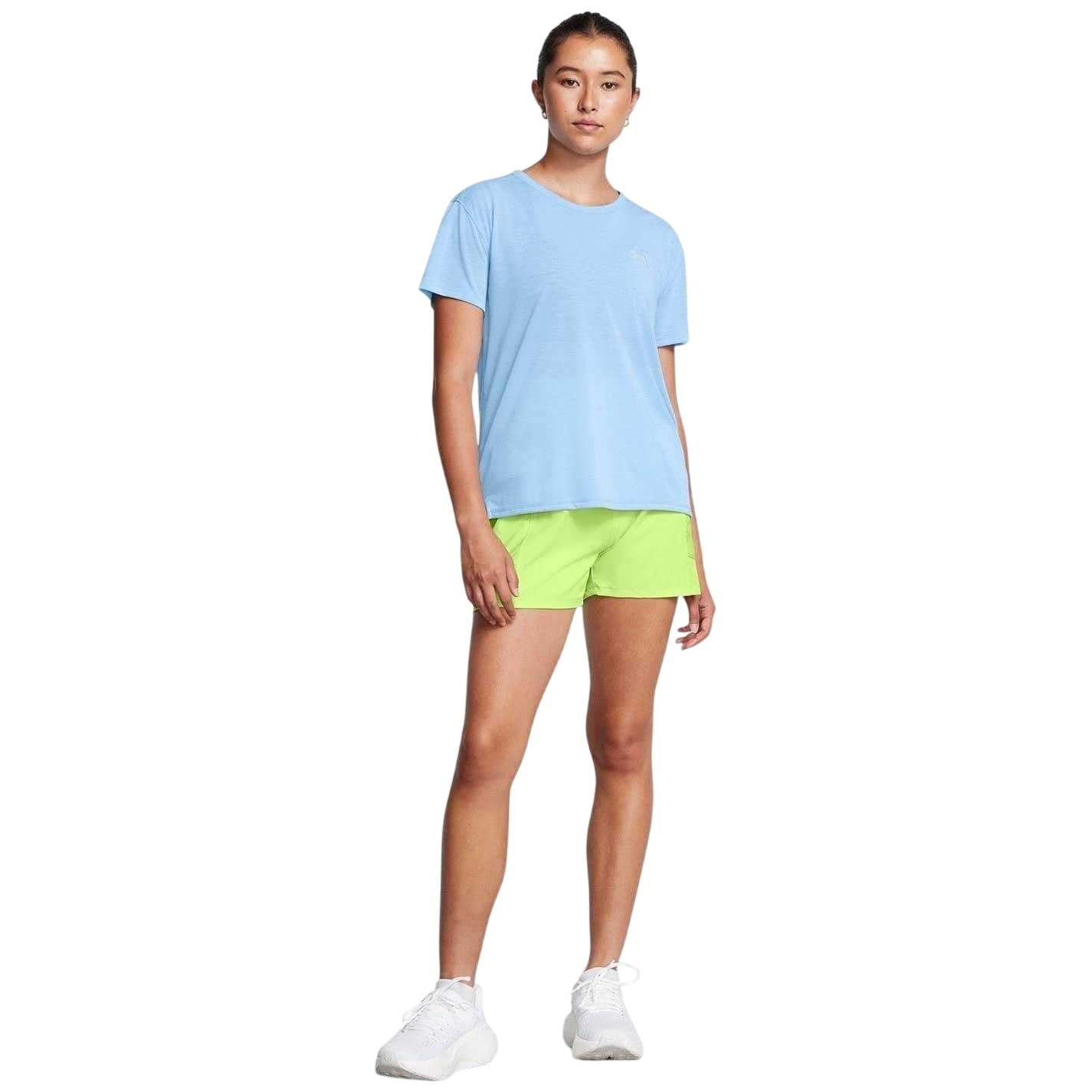Green - Pack Shot - Under Armour Womens-Ladies Trail Walking Shorts