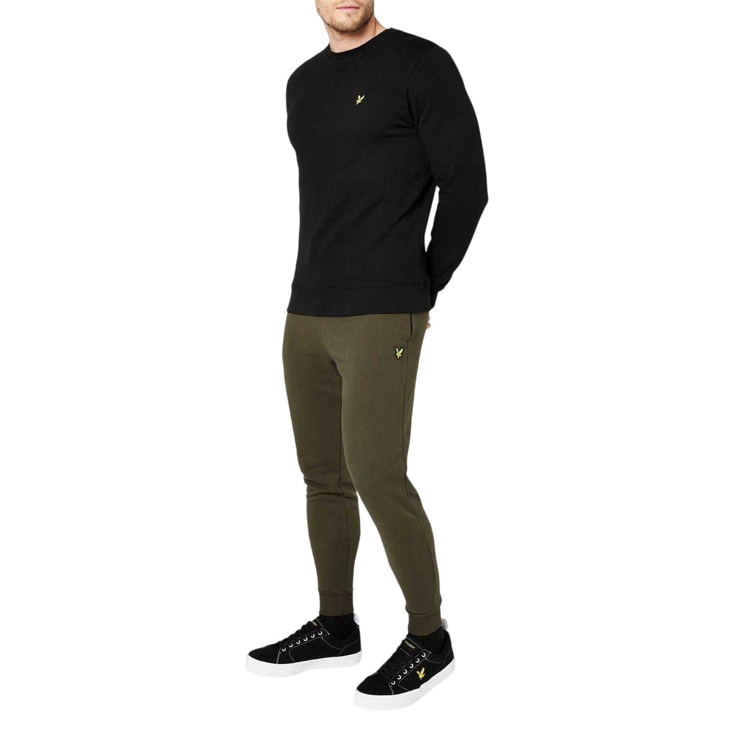 Olive - Lifestyle - Lyle & Scott Mens Cuffed Skinny Sweatpants