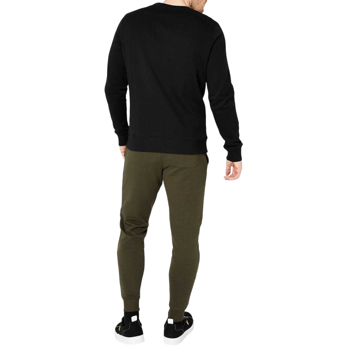 Olive - Pack Shot - Lyle & Scott Mens Cuffed Skinny Sweatpants