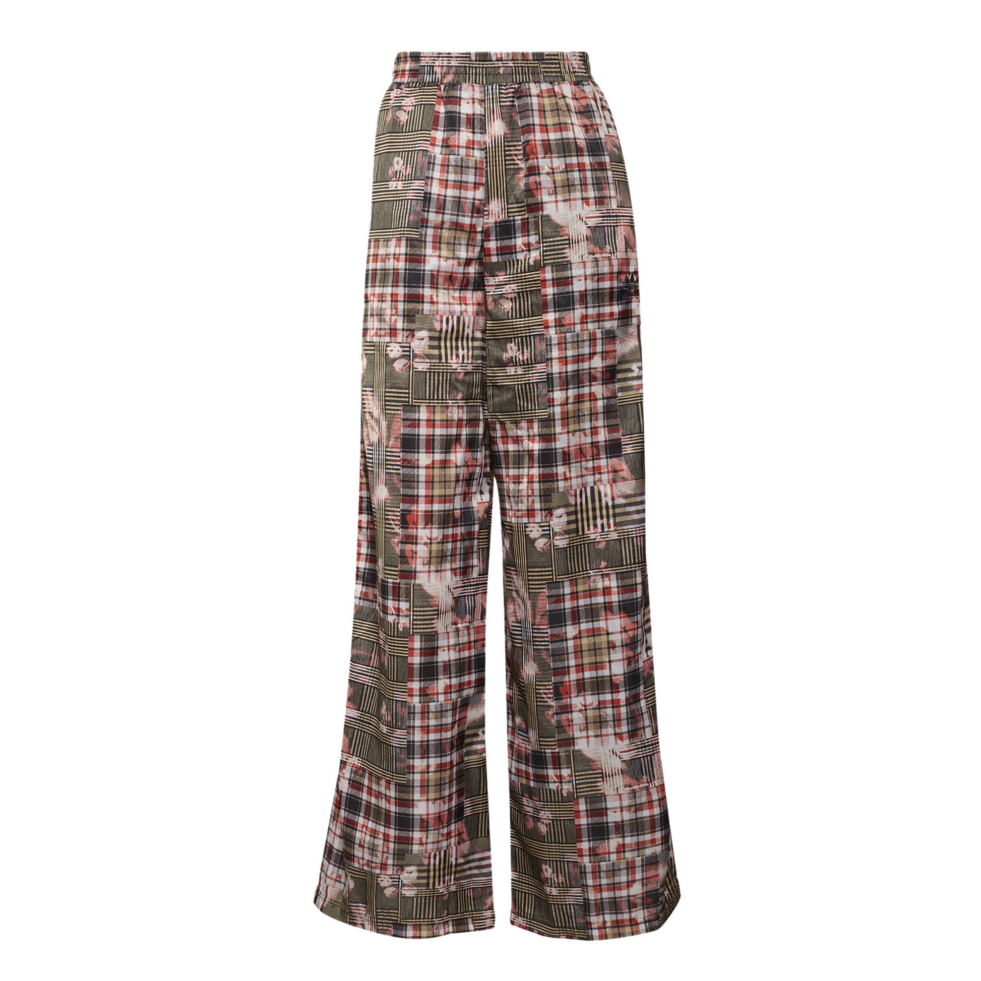 Multicoloured Print - Front - Adidas Womens-Ladies Graphic Print Flared Leg Trousers